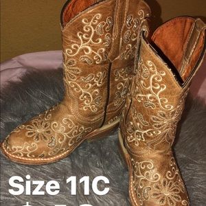 Little girls cowboy boots